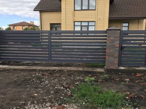 Забор жалюзи 72 метра фото в Воровском